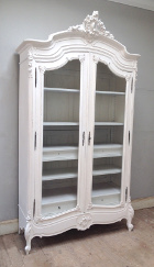 french antique glazed armoire